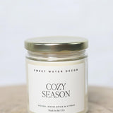 Cozy Season 9 oz Soy Candle - Clear Jar