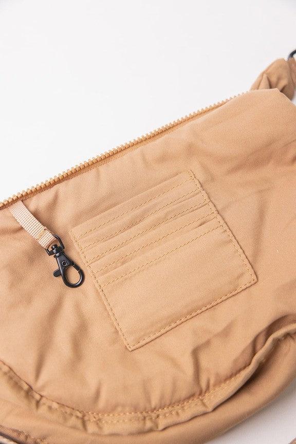 Crescent Bag by Brixley - Caramel