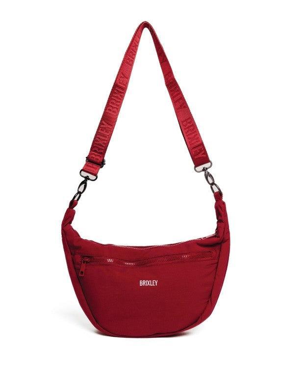 Crescent Bag by Brixley - Cranberry