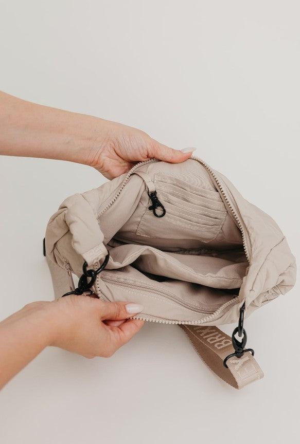Crescent Bag by Brixley - Vanilla