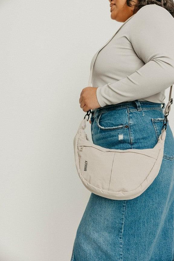Crescent Bag by Brixley - Vanilla