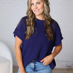 Cristin Knit Sweater - Navy