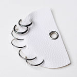 Dainty Tube Hoop Earring Set - Silver