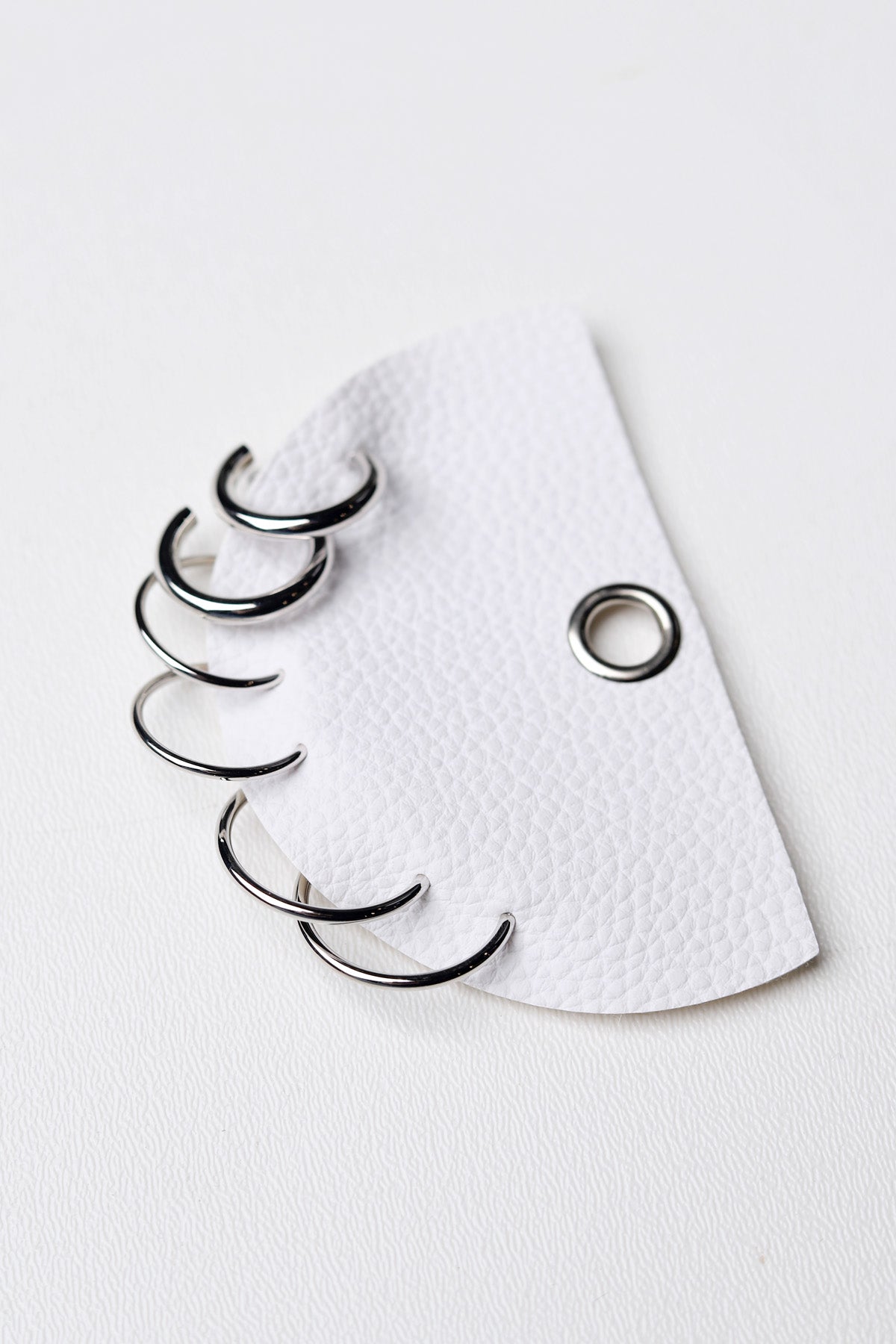 Dainty Tube Hoop Earring Set - Silver