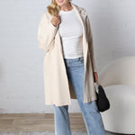 Danika Soft Touch Sweater Coat - Beige