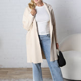 Danika Soft Touch Sweater Coat - Beige