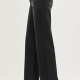 Daven Wide Leg Jeans in Black – Risen Denim
