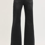 Daven Wide Leg Jeans in Black – Risen Denim