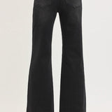 Daven Wide Leg Jeans in Black – Risen Denim