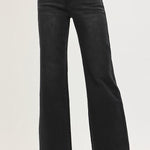 Daven Wide Leg Jeans in Black – Risen Denim