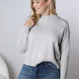 Davinia Soft Knit Sweater - Grey