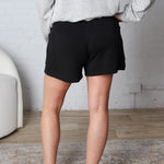 Davyn Modal Scuba Patch Pocket Shorts - Black