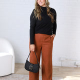 Delyse Waist Band Wide Leg Pants