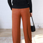 Delyse Waist Band Wide Leg Pants