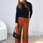 Delyse Waist Band Wide Leg Pants