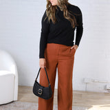 Delyse Waist Band Wide Leg Pants