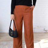 Delyse Waist Band Wide Leg Pants FINAL SALE
