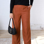 Delyse Waist Band Wide Leg Pants