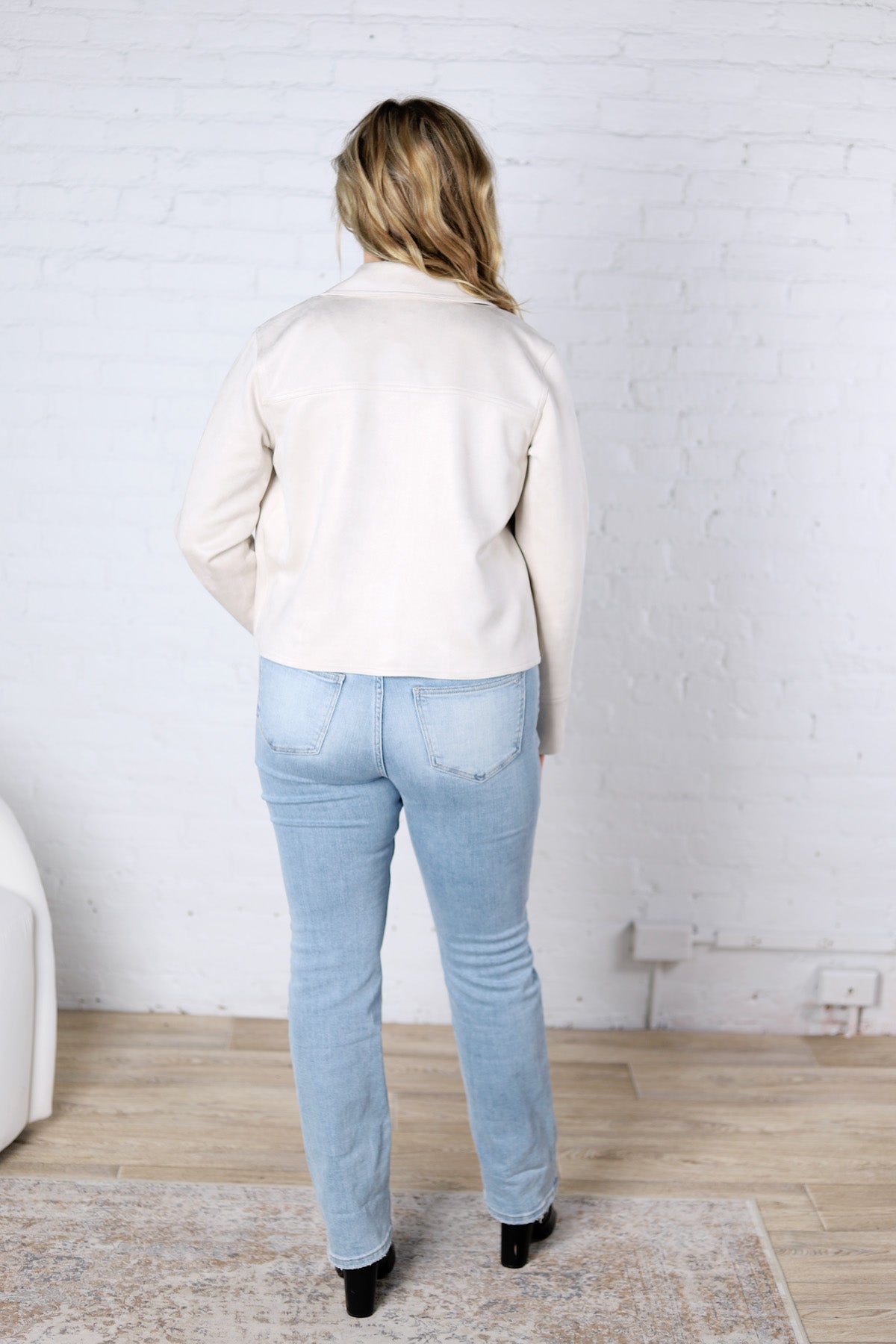 Dillon Suede Jacket by Z Supply - Crystal