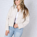 Dillon Suede Jacket by Z Supply - Crystal