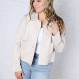 Dillon Suede Jacket by Z Supply - Crystal