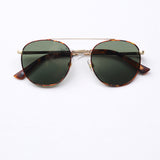 Easton Polarized Lens Sunglasses - Tortoise/Green