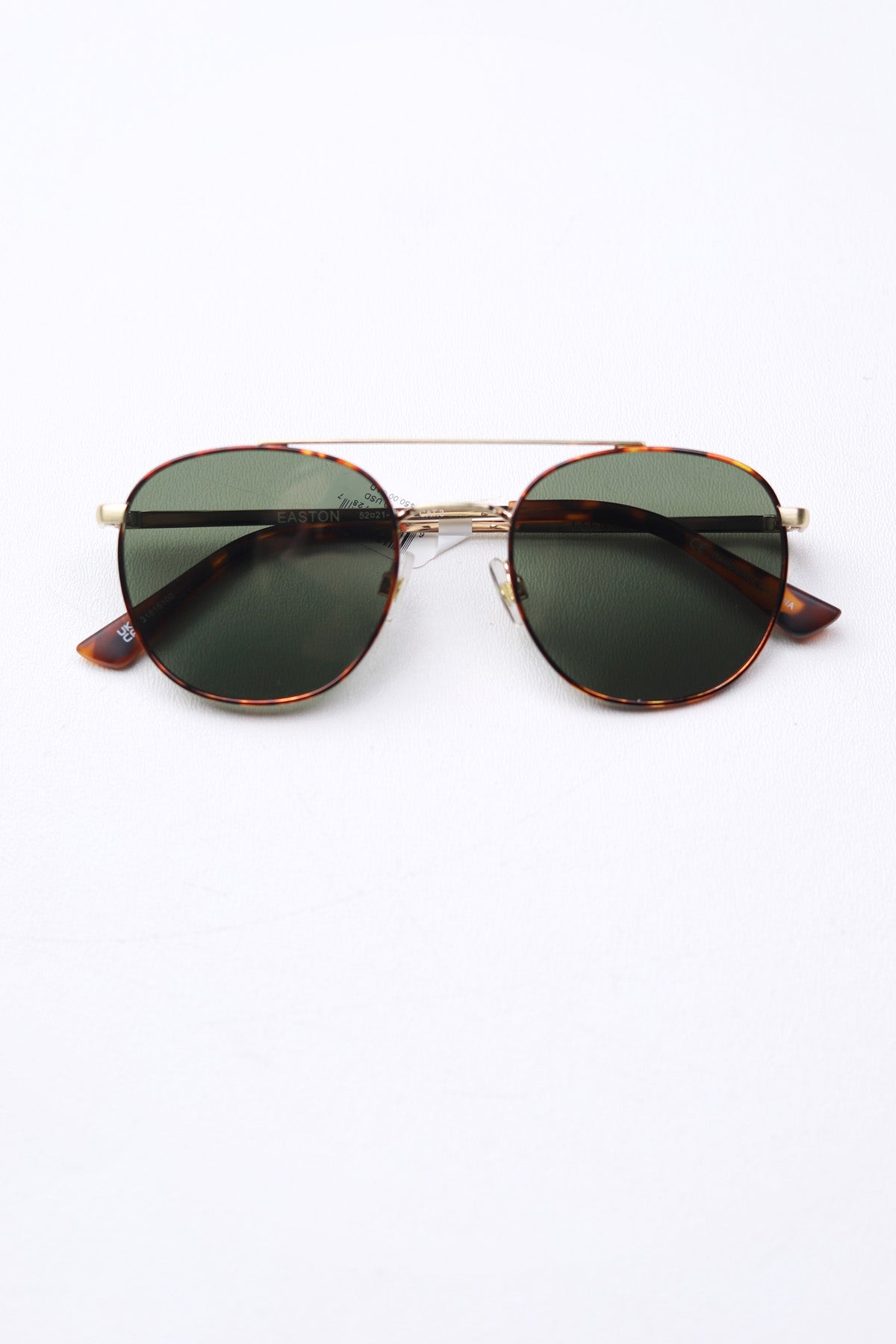 Easton Polarized Lens Sunglasses - Tortoise/Green
