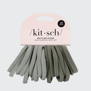 Eco-Friendly Nylon Elastics 20 Piece - Eucalyptus