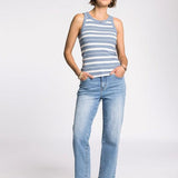 Edlin Tank - Cloud Blue/Ivory FINAL SALE
