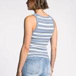 Edlin Tank - Cloud Blue/Ivory FINAL SALE