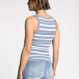 Edlin Tank - Cloud Blue/Ivory FINAL SALE