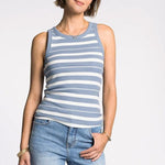 Edlin Tank - Cloud Blue/Ivory