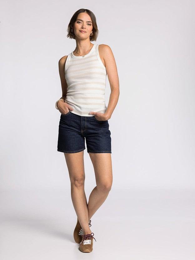 Edlin Tank - Ivory/Latte