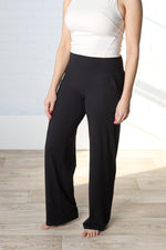 Elia Butter Soft Straight Leg Yoga Pants - Black