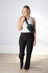 Elia Butter Soft Straight Leg Yoga Pants - Black