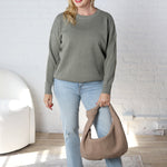 Eliana Pullover Sweater - Olive