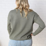 Eliana Pullover Sweater - Olive