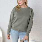 Eliana Pullover Sweater - Olive