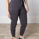 Elizah French Terry Sweatpants - Charcoal - Final Sale