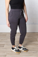 Elizah French Terry Sweatpants - Charcoal - Final Sale