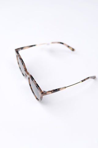 Ella Polarized Lens Sunglasses - Blonde Tortoise/Smoke