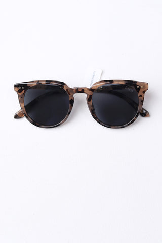 Ella Polarized Lens Sunglasses - Blonde Tortoise/Smoke