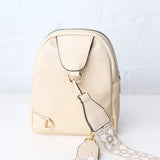 Ellen Sling Bag w/ Removable Guitar Strap - Sand