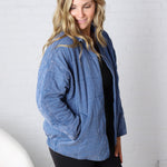 Ellery Quilted Jacket - Denim FINAL SALE