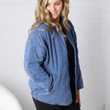 Ellery Quilted Jacket - Denim FINAL SALE
