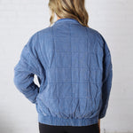 Ellery Quilted Jacket - Denim FINAL SALE