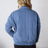 Ellery Quilted Jacket - Denim FINAL SALE