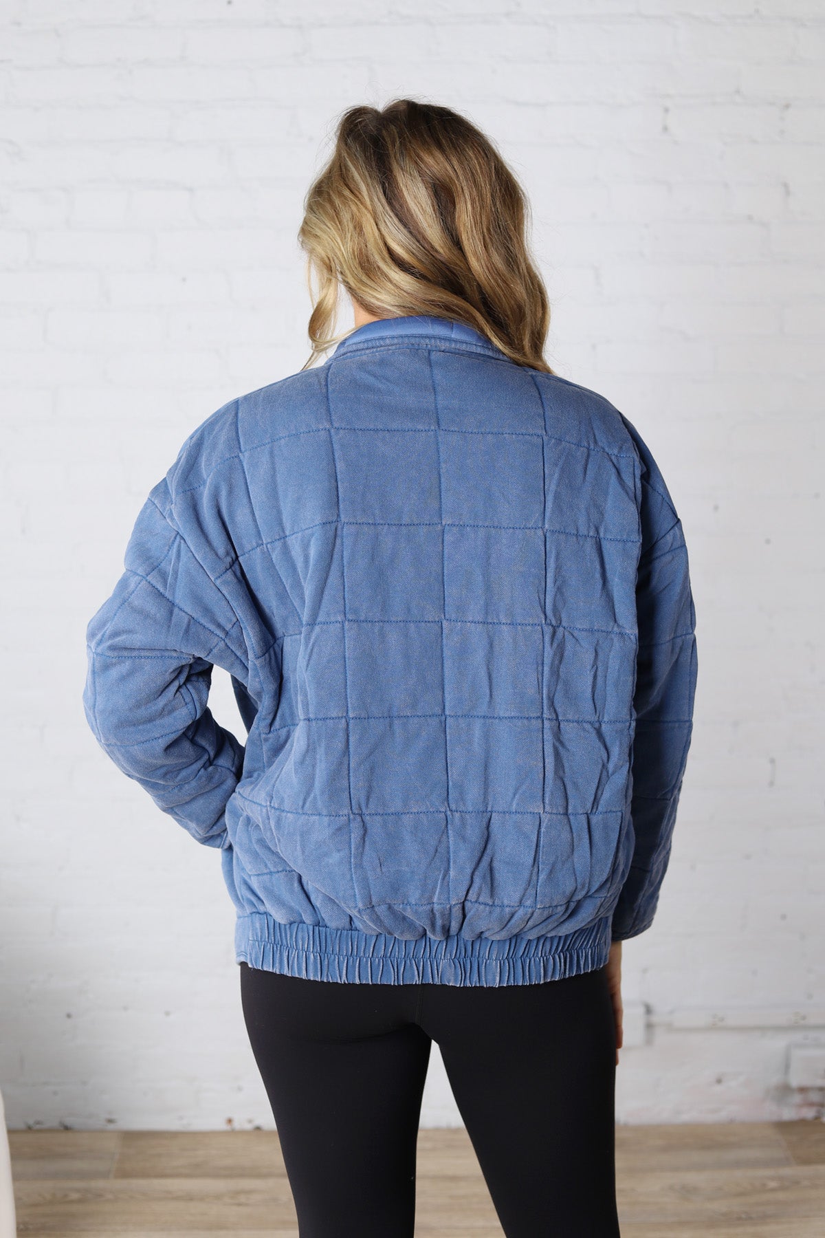 Ellery Quilted Jacket - Denim FINAL SALE