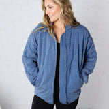 Ellery Quilted Jacket - Denim FINAL SALE