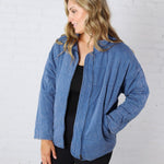 Ellery Quilted Jacket - Denim FINAL SALE